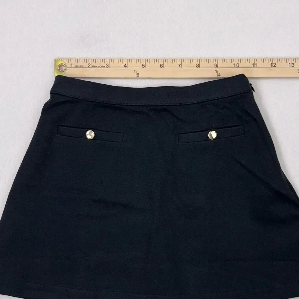 Crewcuts J Crew Kids Ponte Knit Skater Skirt Size 8 Black